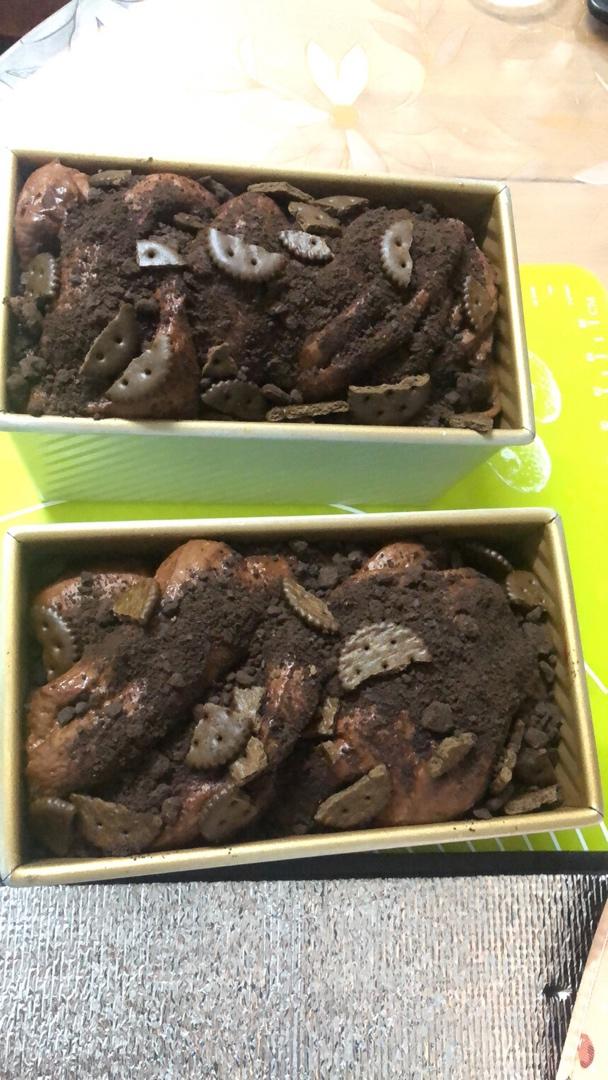 雪山巧克力吐司（巧克力奥利奥吐司面包）