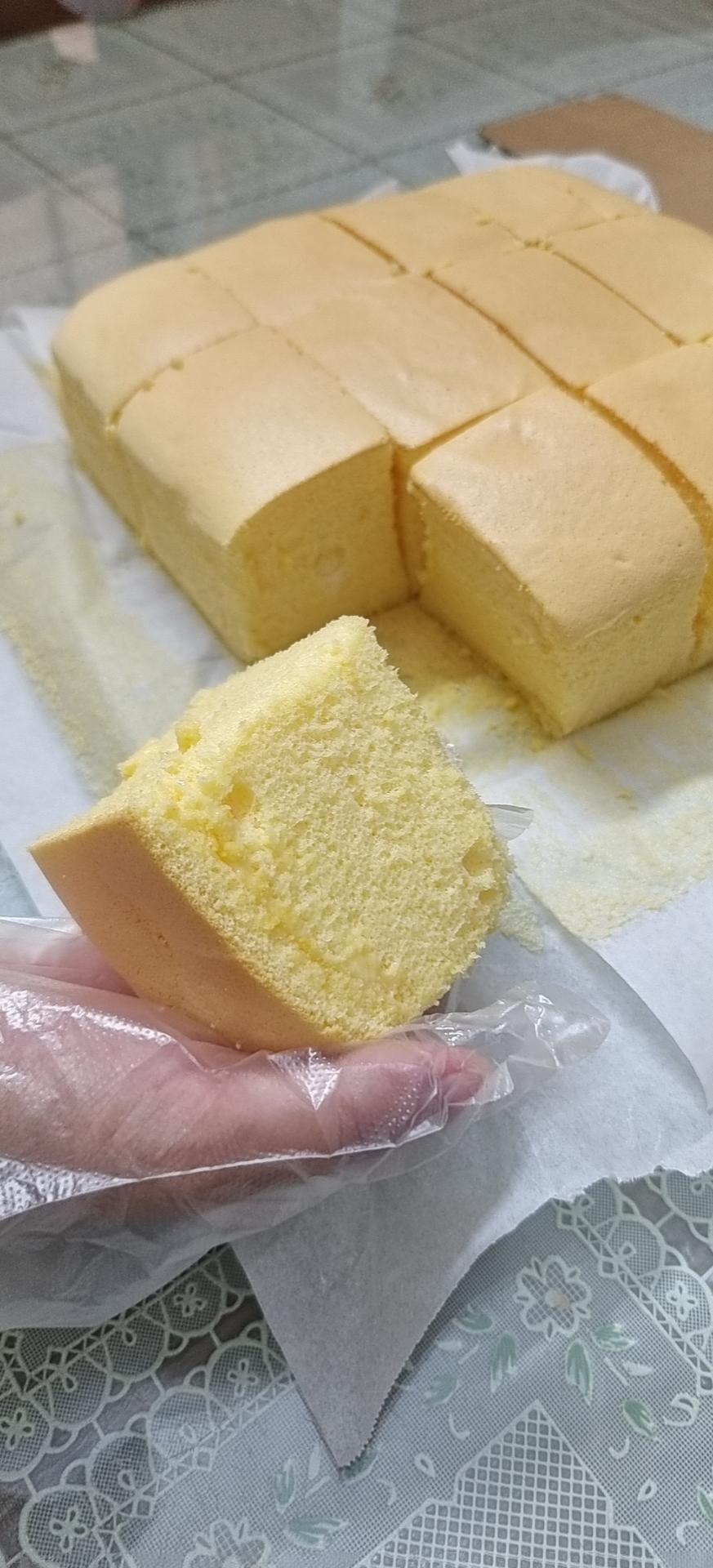 古早味蛋糕....烫面水浴法