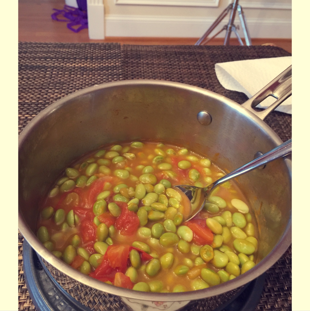 番茄青豆炒肉末