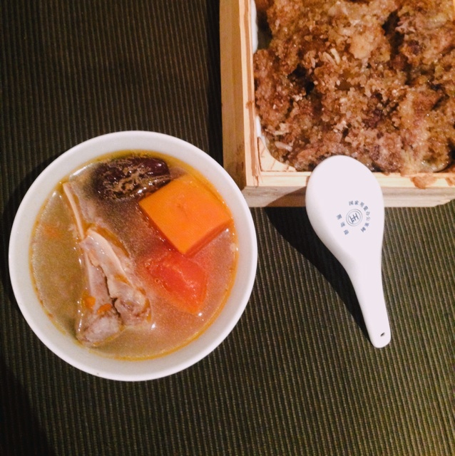 花生排骨煲木瓜