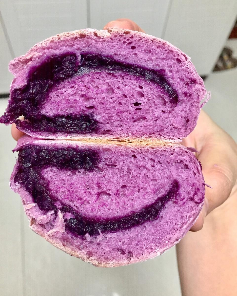 紫薯软欧包