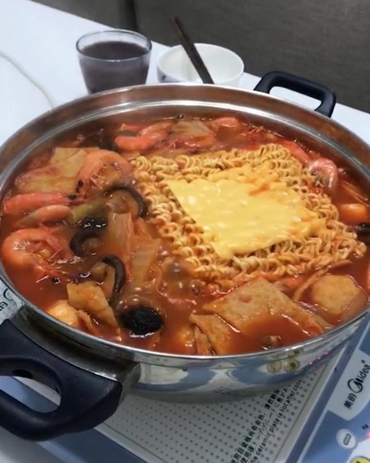 韩国部队锅拉面锅（超好吃）