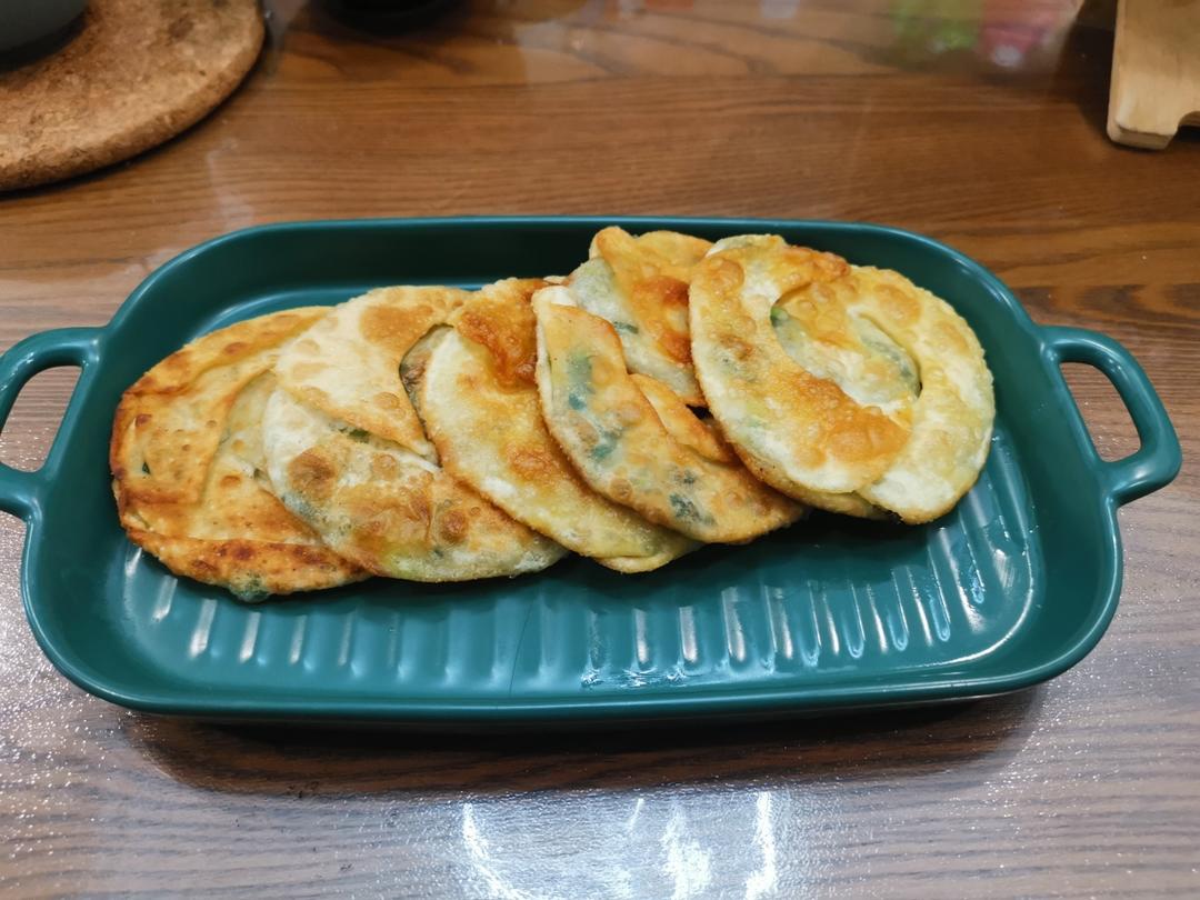 饺子皮葱油饼