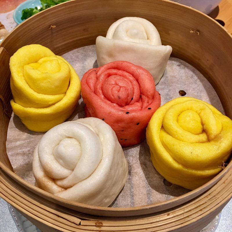 萌萌哒彩色馒头