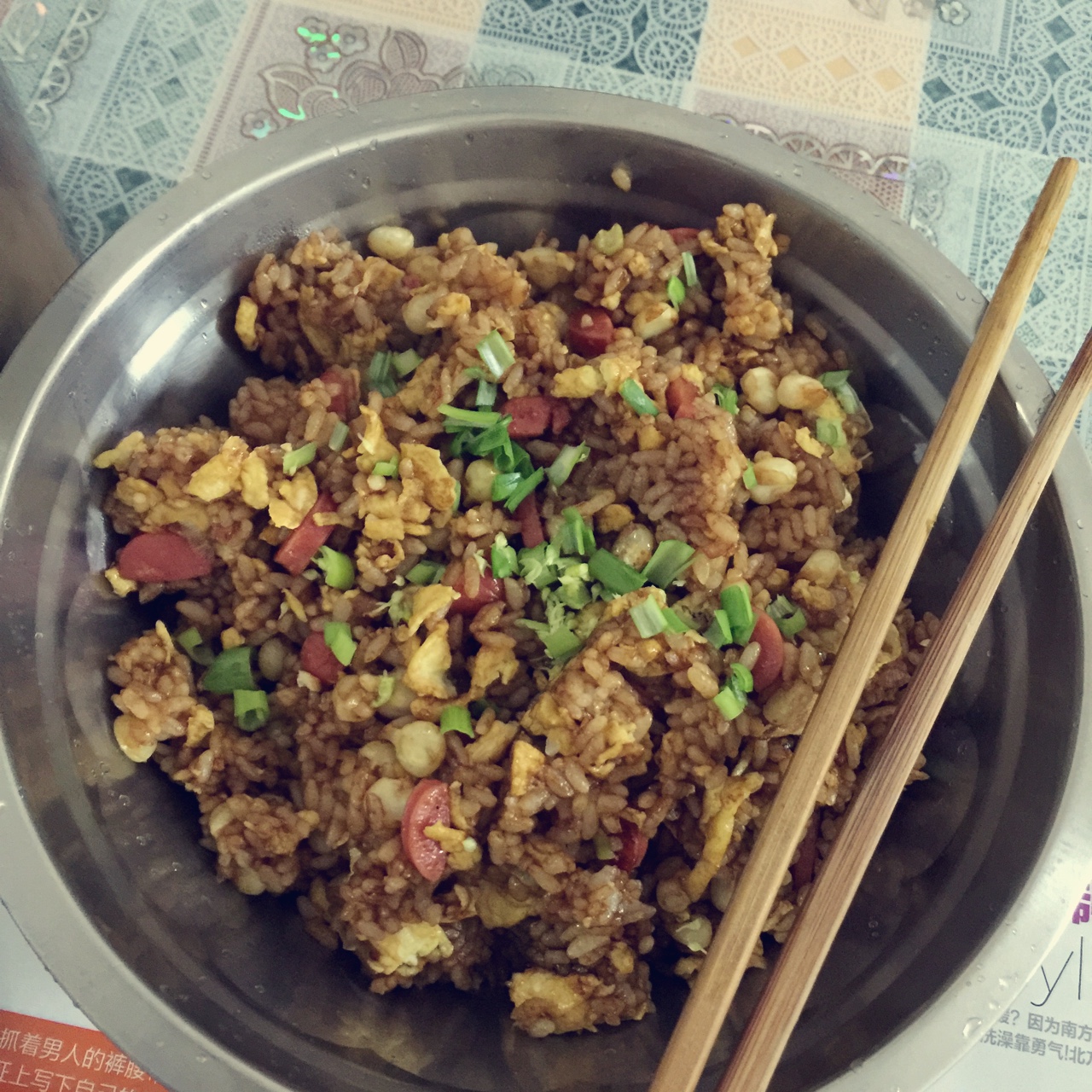 酱油素炒饭