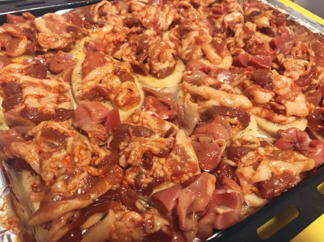烤箱版土豆烤五花肉