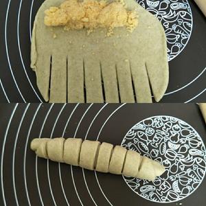 小清新绿豆面 面包的做法 步骤3