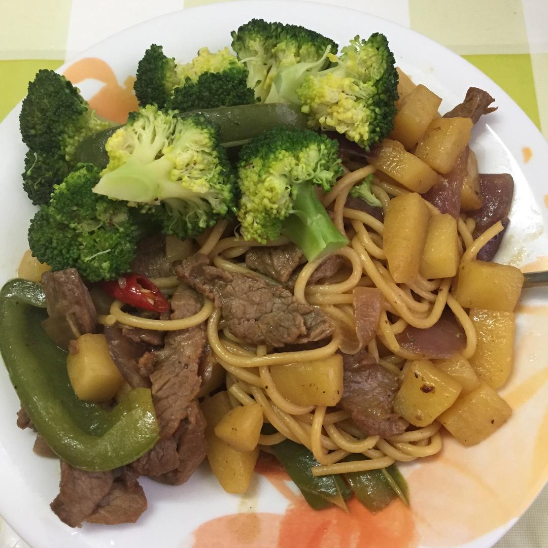 黑椒牛柳意面