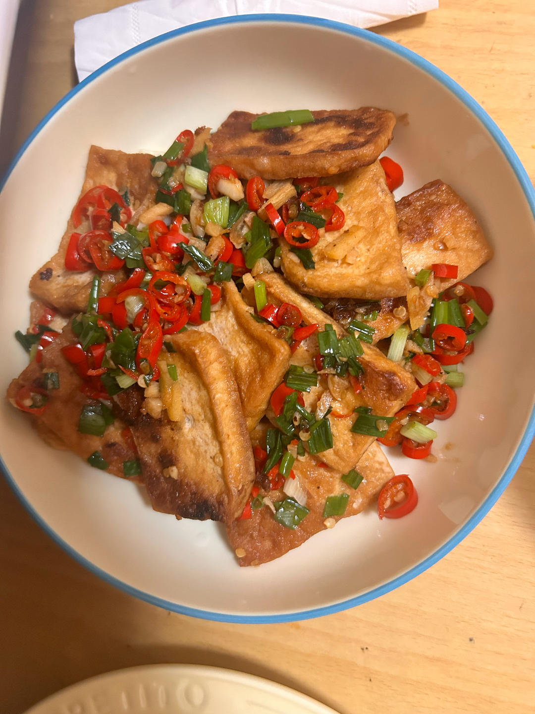 蒜香煎豆腐 炒鸡无敌美味