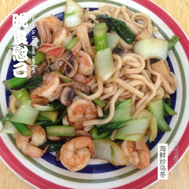 什锦炒乌冬面