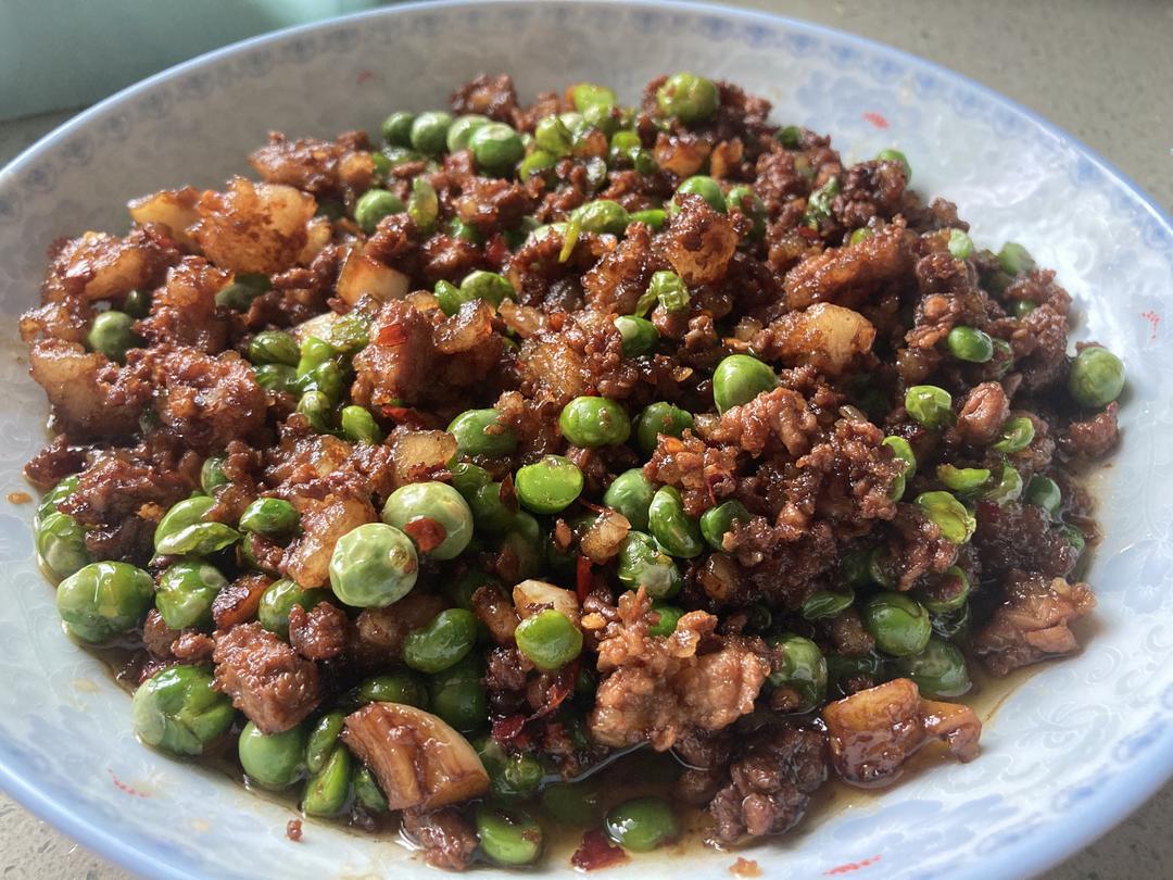 30分钟简易下饭菜谱之豆豆炒肉的做法