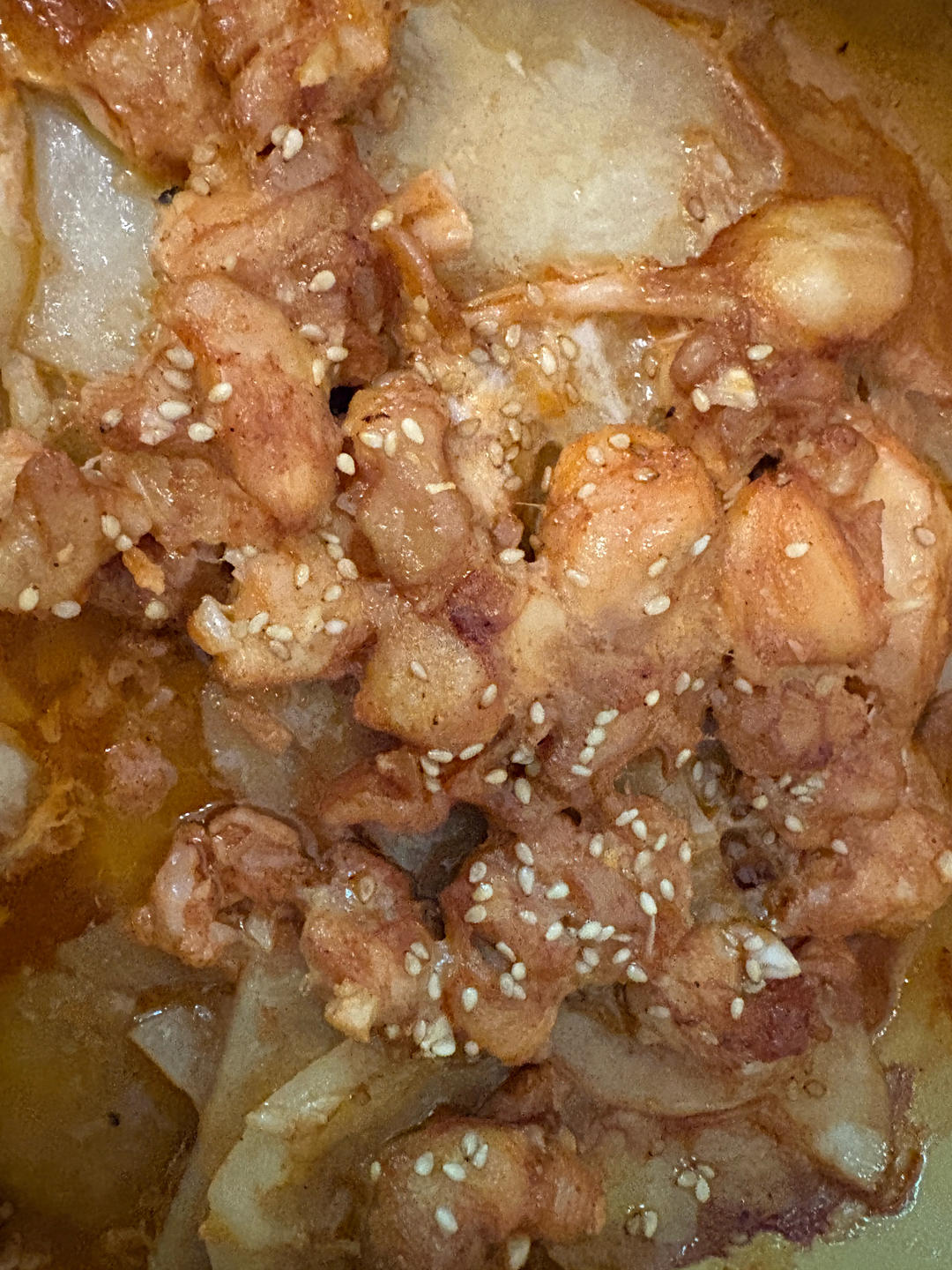 新奥尔良烤鸡腿土豆
