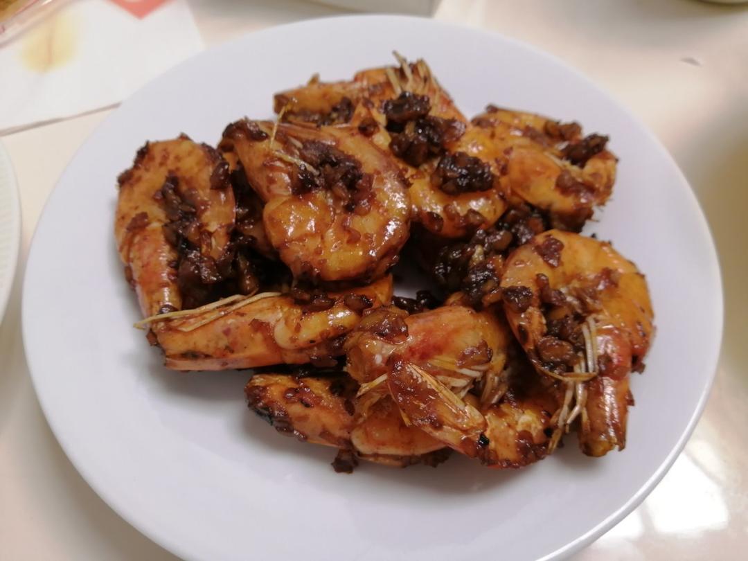 蒜蓉炒大虾