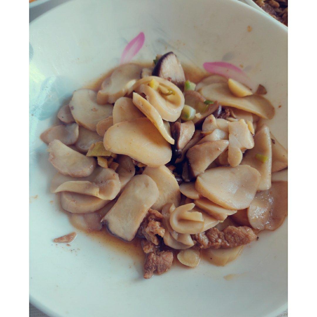 肉炒杏鲍菇