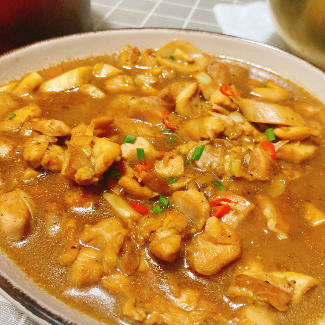 杏鲍菇滑鸡腿肉