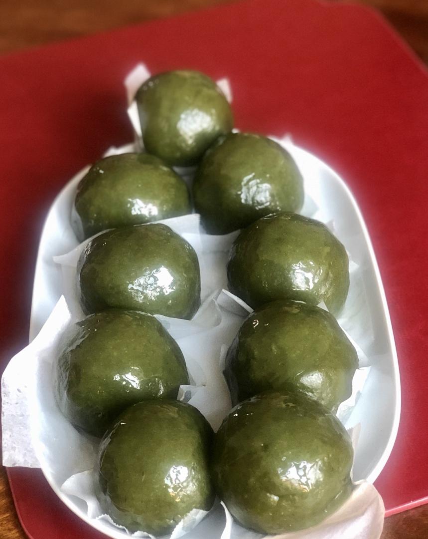 新鲜艾叶艾粑粑（童年的滋味）浓情柳州风味艾叶粑粑