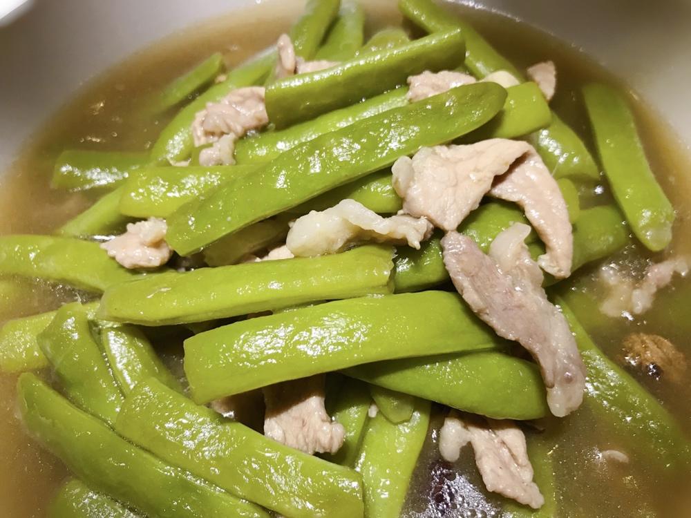 四季豆烧肉