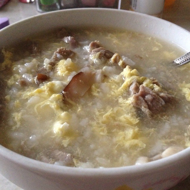 牛肉蛋花粥