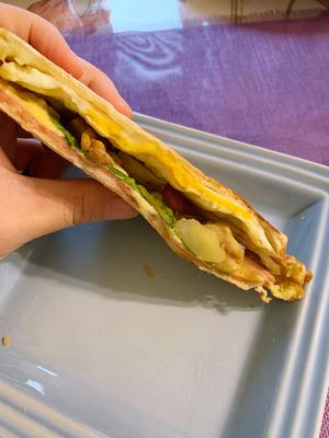 巨简单的Bruno轻食机早餐：烘烤三明治的做法 步骤8