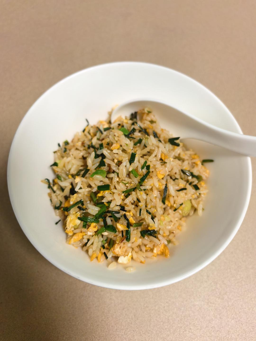 快手少油蛋炒饭🍚的做法