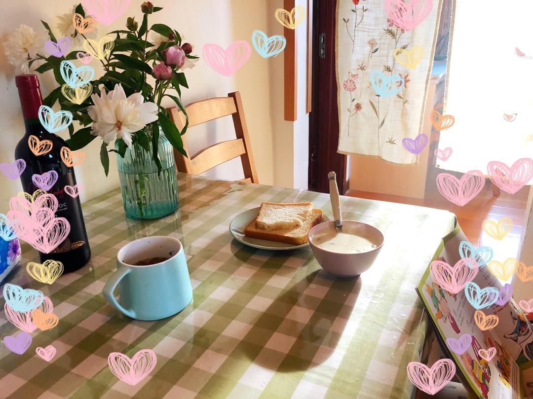 鸡茸奶油蘑菇汤