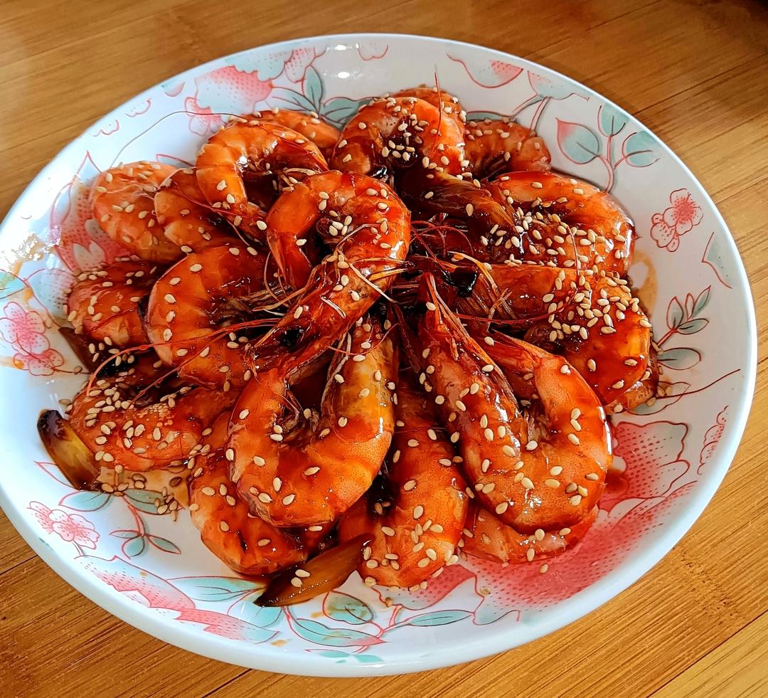 家庭版油焖大虾