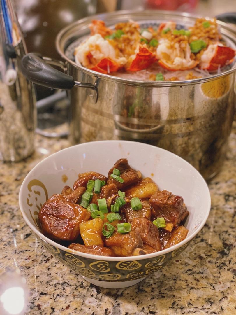 堂妈小厨——排骨烧年糕