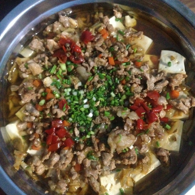 肉末蒸豆腐