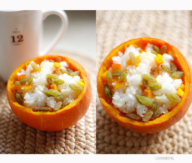 花样米饭之南瓜饭的做法