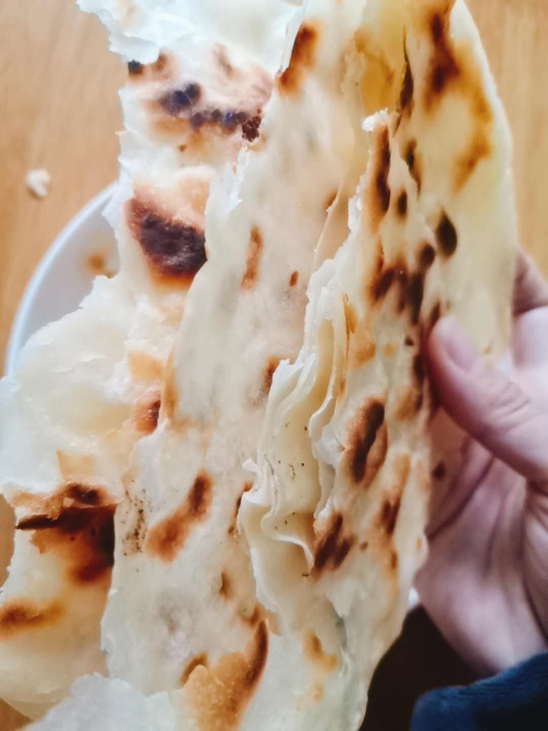 层次分明薄如蝉翼的家常基础烙饼