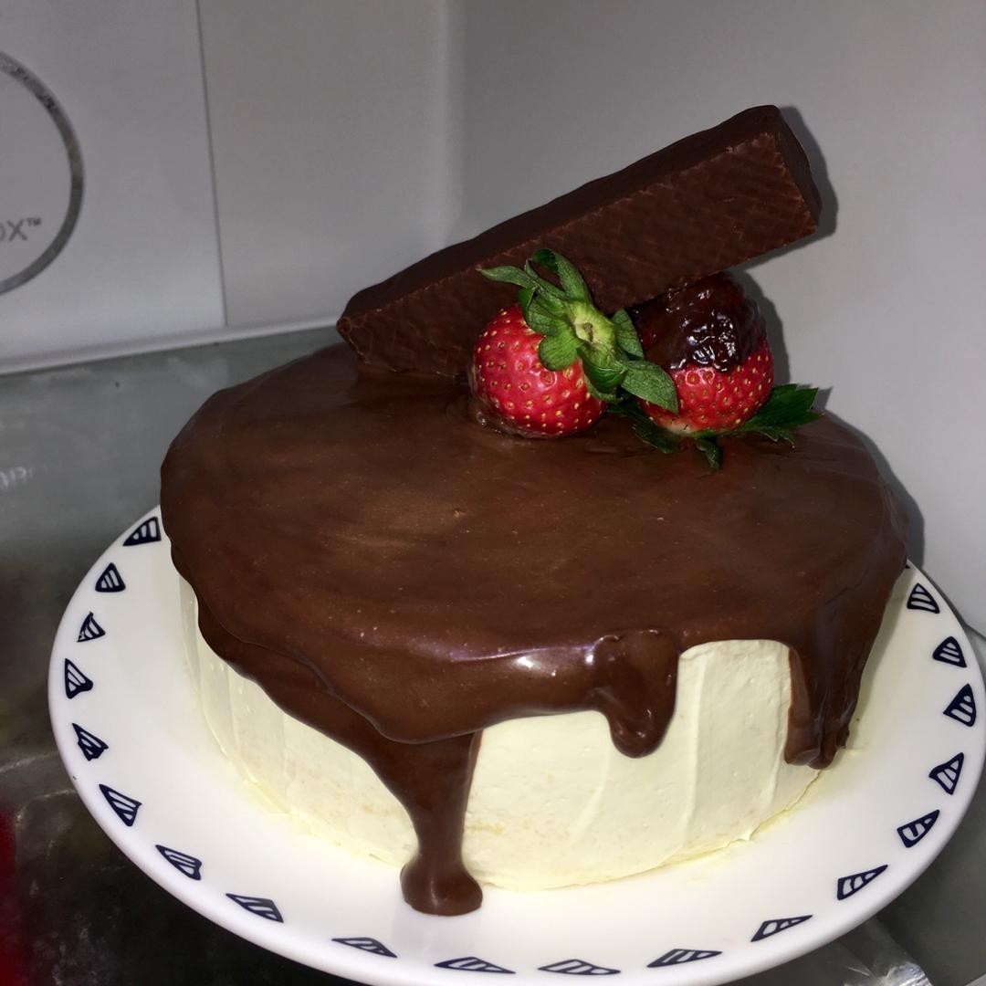 cheeseyt做的超简易可行的巧克力淋面(完全依靠个人经验)