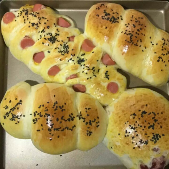 火腿面包卷
