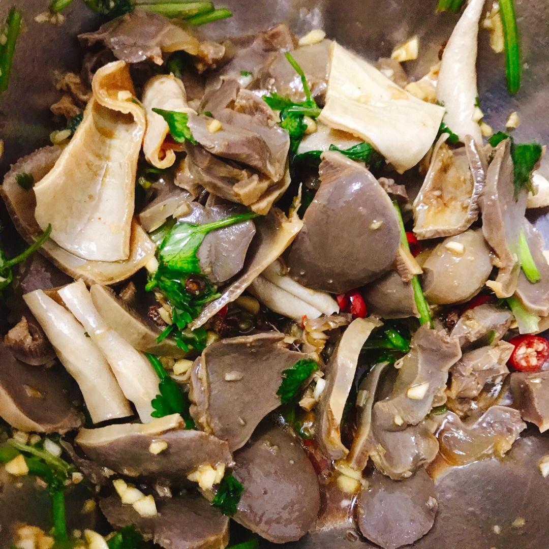 totinto做的凉拌鸭胗