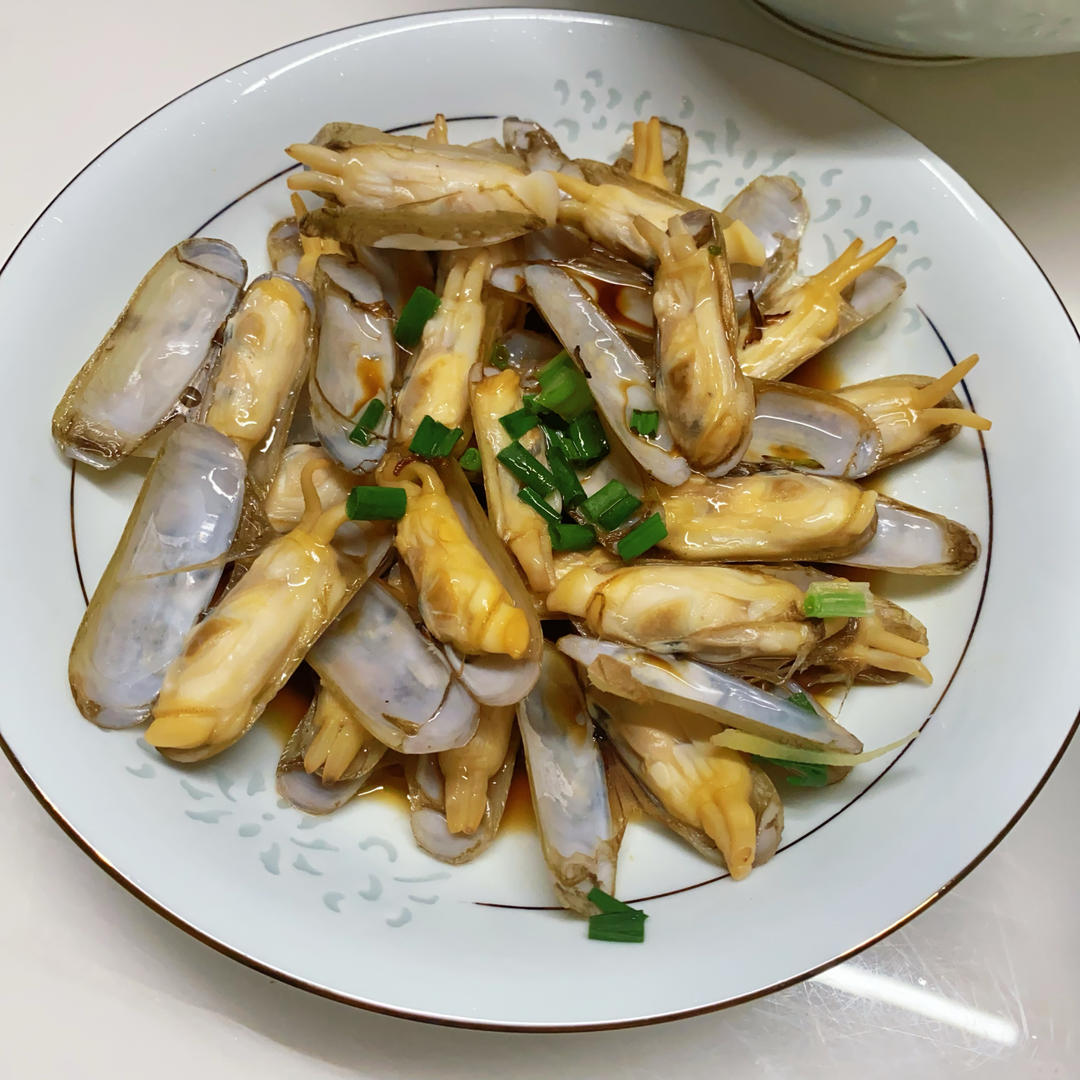 葱油蛏子