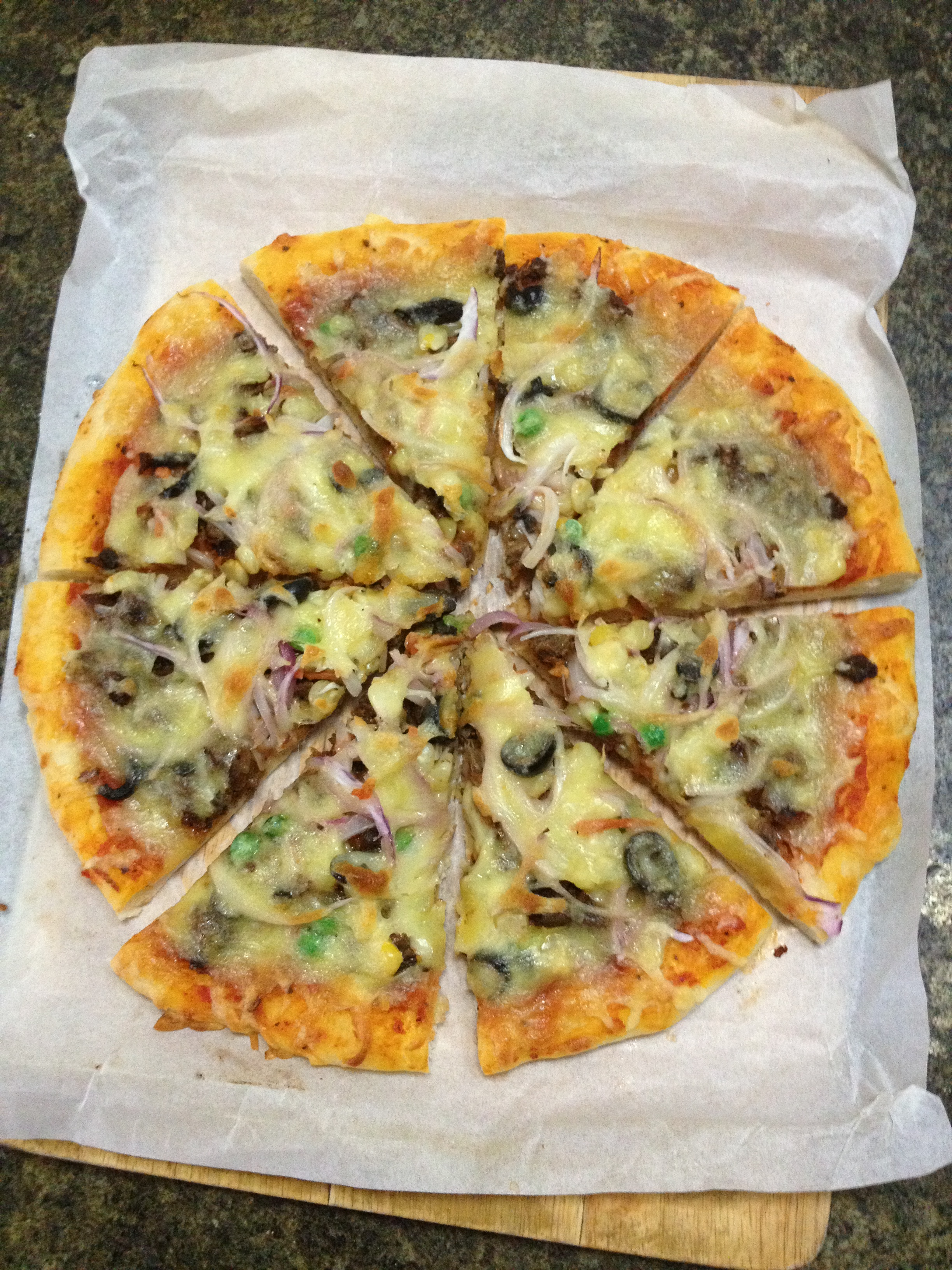 黑椒鸡肉比萨（君之配方）