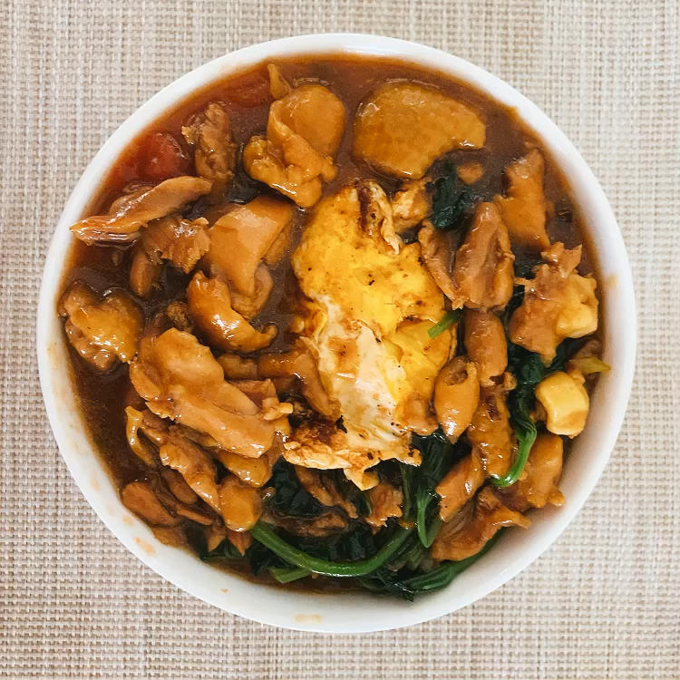日式碎鸡饭