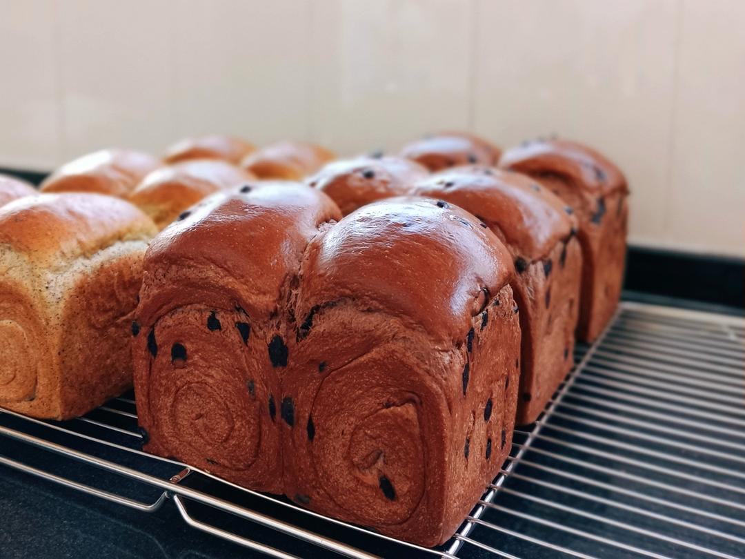 奶油巧克力吐司