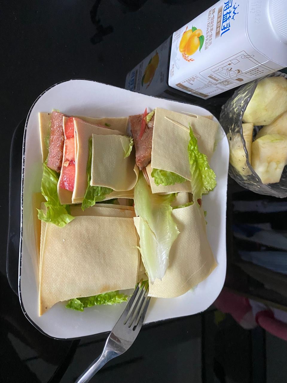 纯奶手撕吐司的做法 步骤1