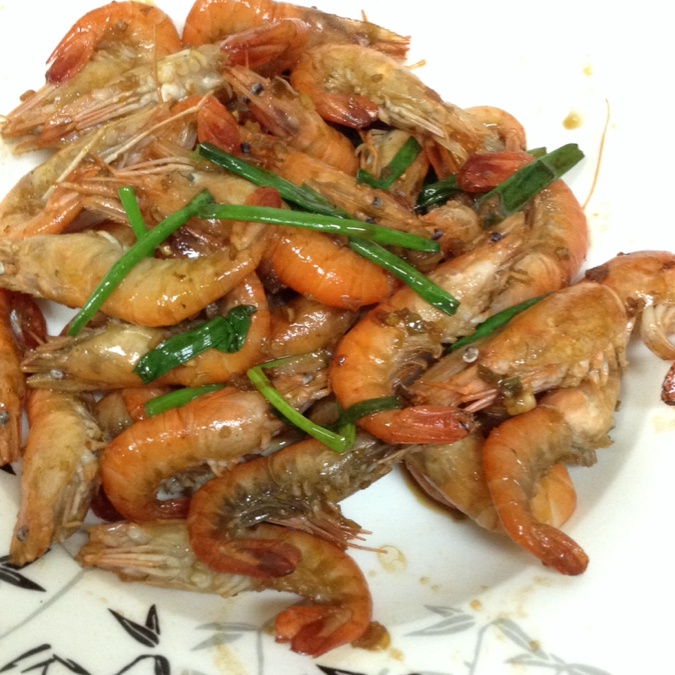 油爆河虾