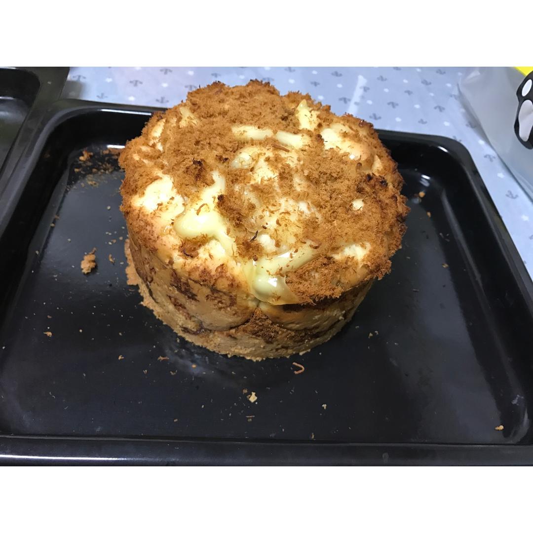 肉松手撕面包—超软会爆浆的面包哟