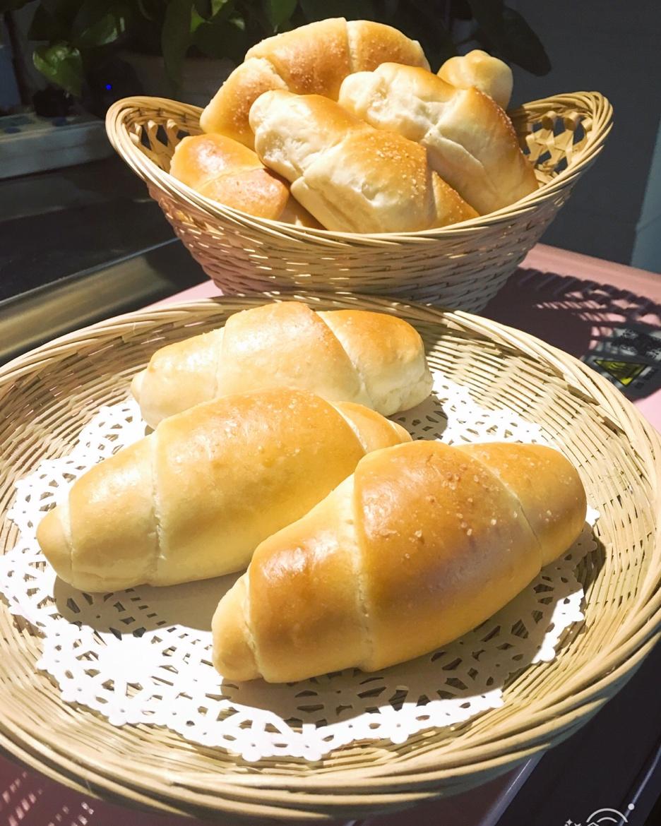 日式海盐牛角面包