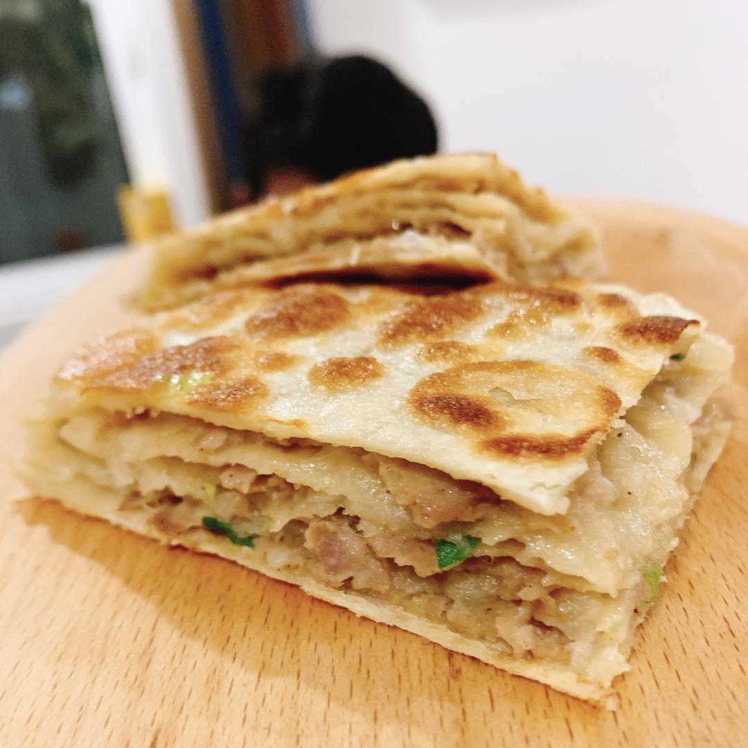 💫💚千层猪肉饼~不到1小时做一餐😋