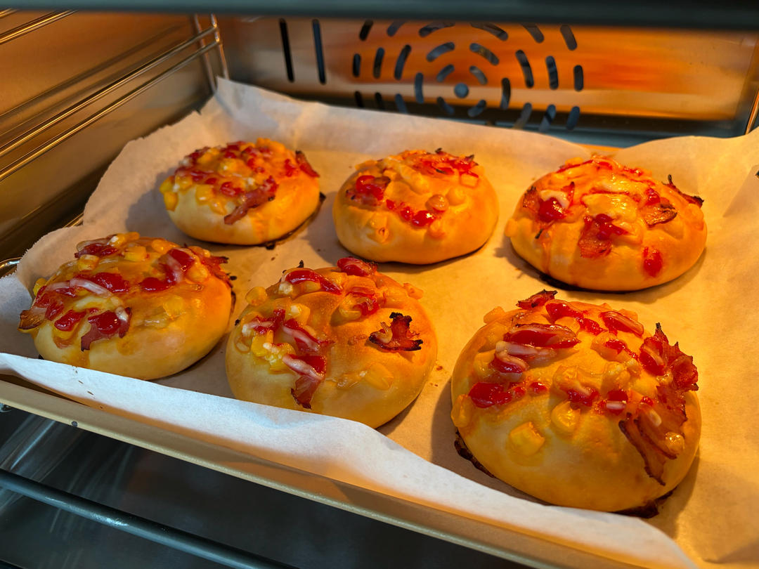 🍕披萨面包卷｜一次发酵｜方便快手