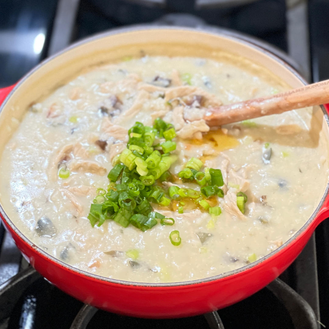十五分钟快手之香滑皮蛋瘦肉粥(附五分钟电饭煲电压力锅更快捷方法)