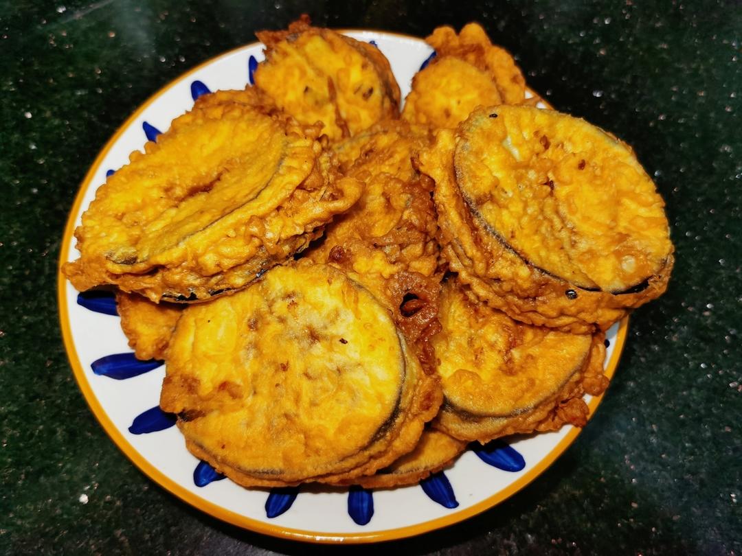 酥炸茄盒￨外酥里嫩