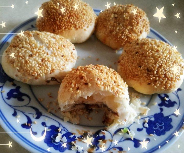 会掉渣，会爆浆的红糖烧饼