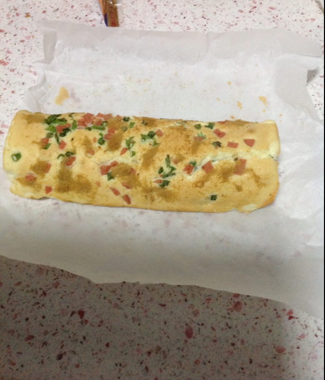 香葱肉松蛋糕卷