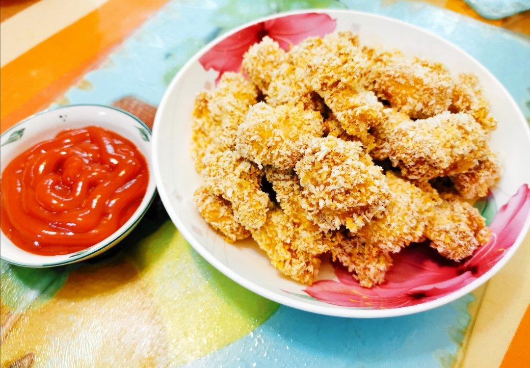 烤箱版劲爆鸡米花，非油炸