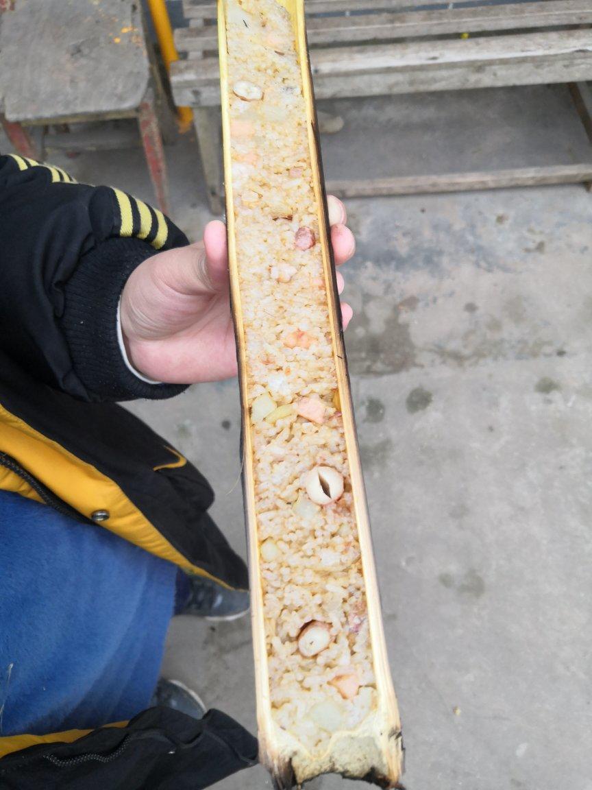 野炊聚会竹筒饭