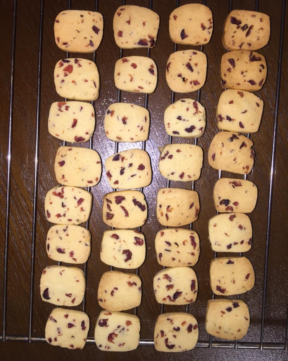 低糖少油版蔓越莓饼干